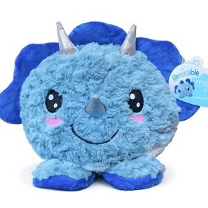 HUG ME Reversible Flip Dinosaur Plush Toy – Grump-asaurus Rex Stuffed Animal